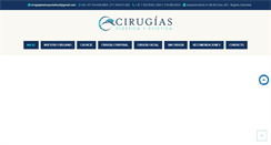 Desktop Screenshot of cirugiasplasticayestetica.com