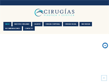 Tablet Screenshot of cirugiasplasticayestetica.com